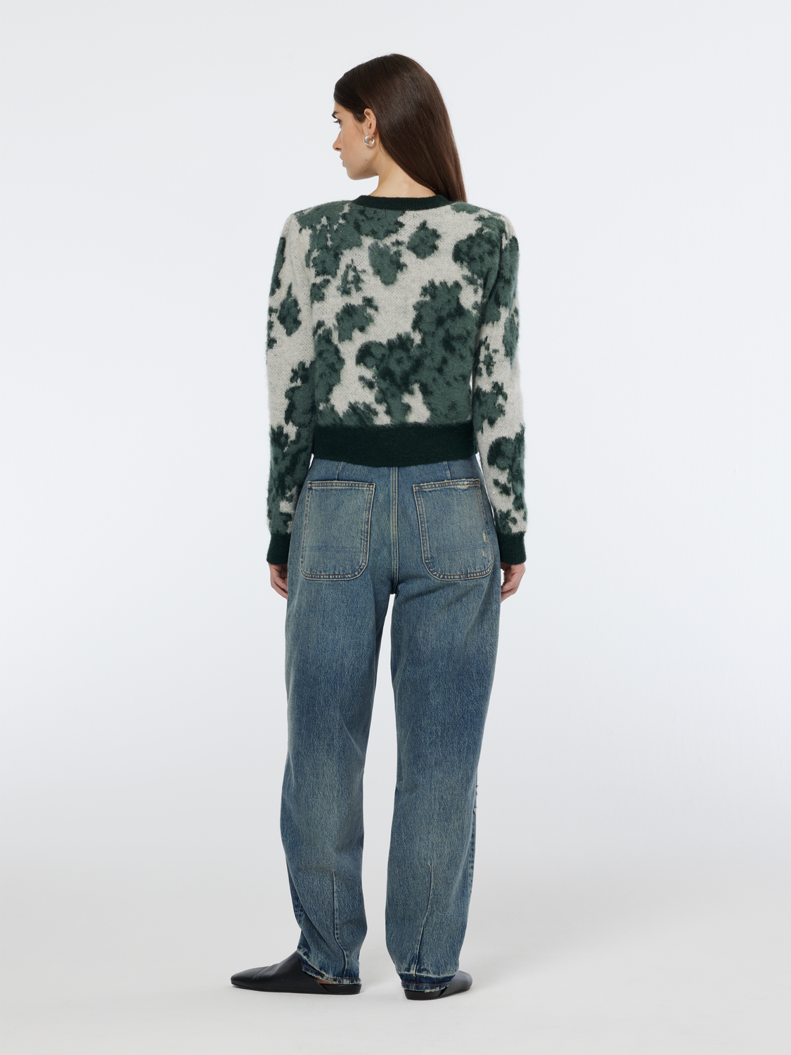 Floral Jacquard Cardigan