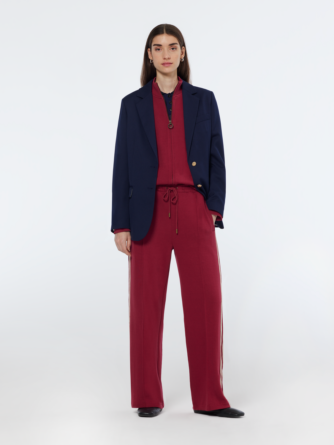 Boyfriend Gabardine Twill Blazer