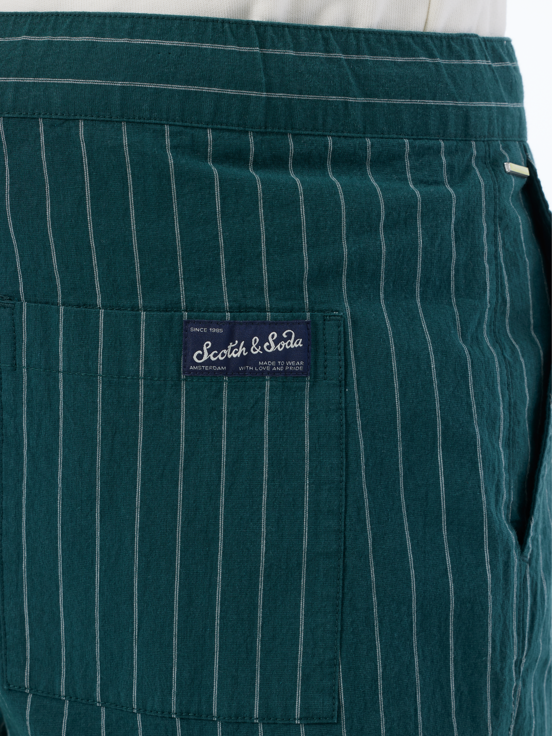 Fave Sporty Cotton-Blend Pinstripe Jogger