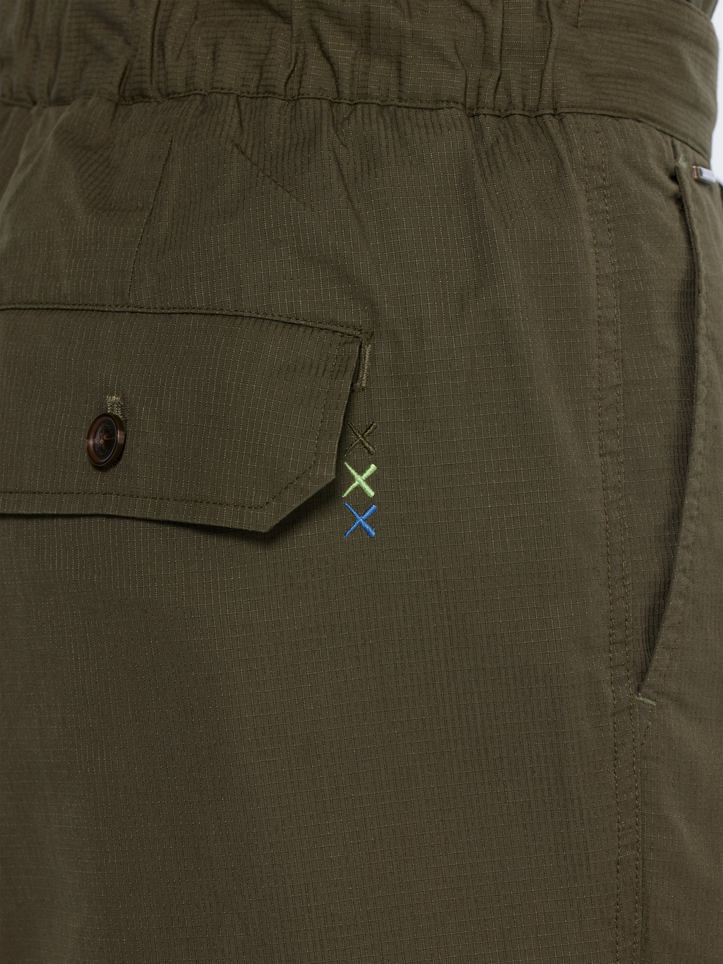 Straight Fit Cotton Ripstop Cargo Pant