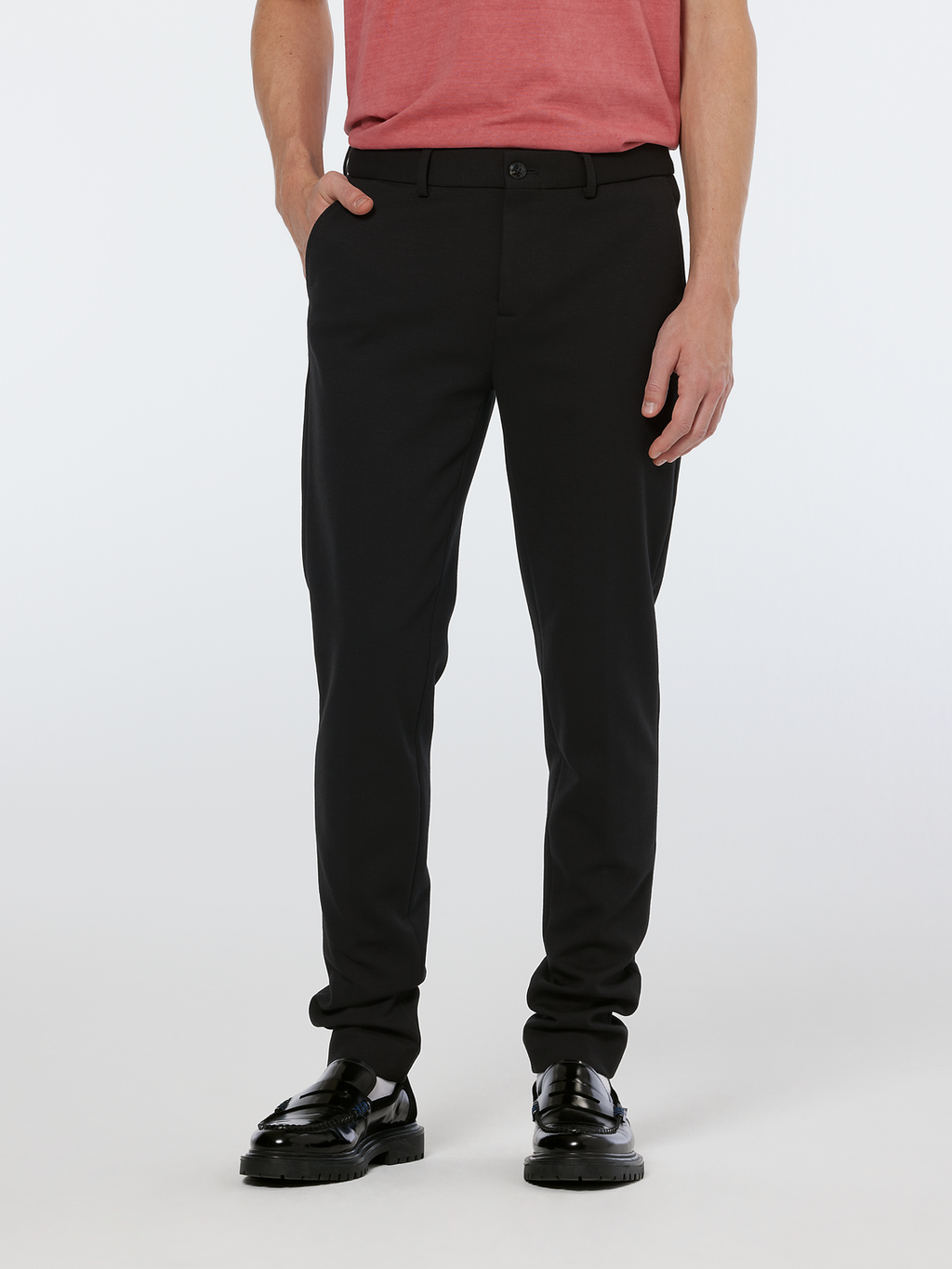 Mott Tailored Jersey Yarn-Dyed Chino