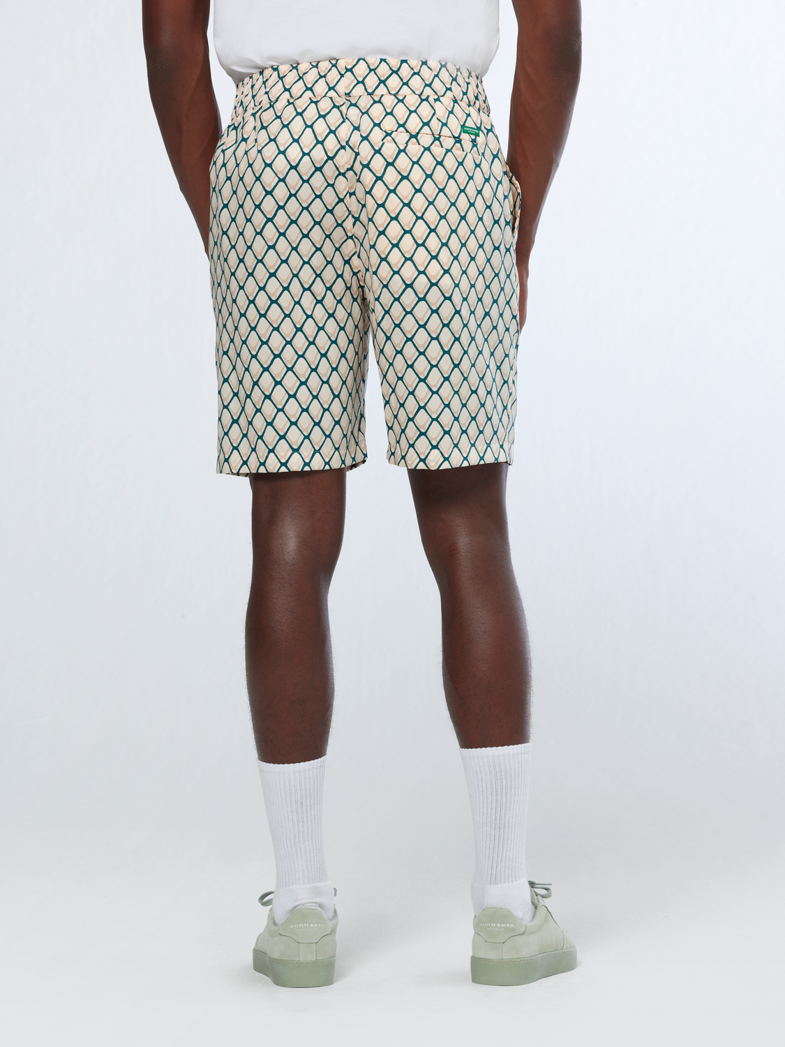 Fave Tennis Printed Relaxed Fit Bermuda Short