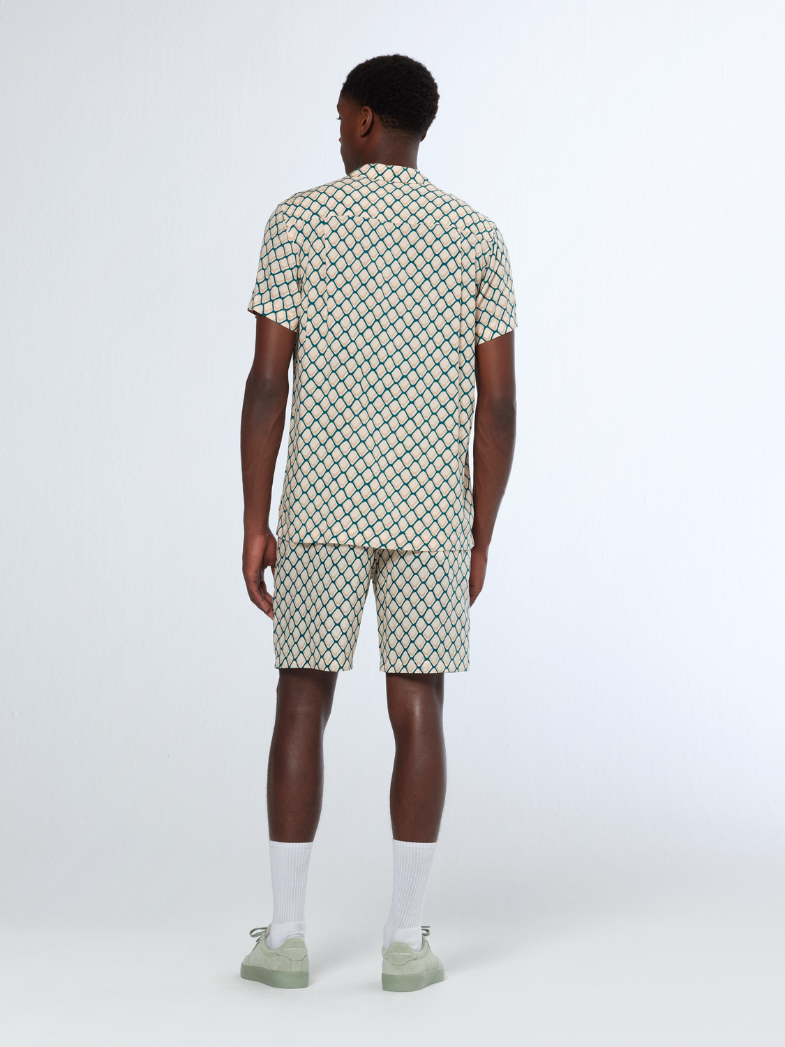 Fave Tennis Printed Relaxed Fit Bermuda Short