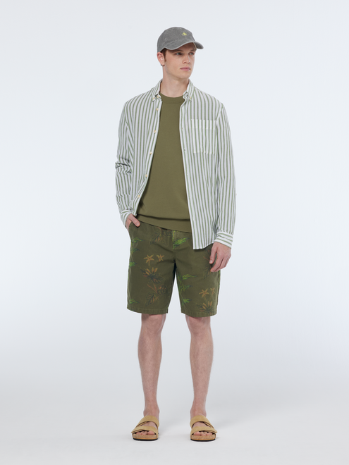 Printed Cotton Relaxed Fit Short