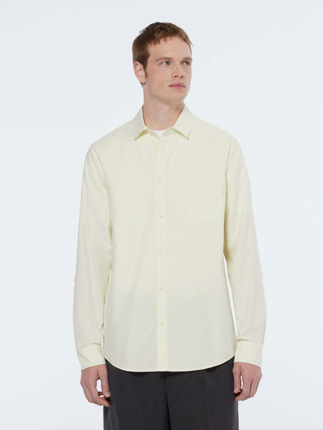 Regular Fit Stripe Oxford Shirt