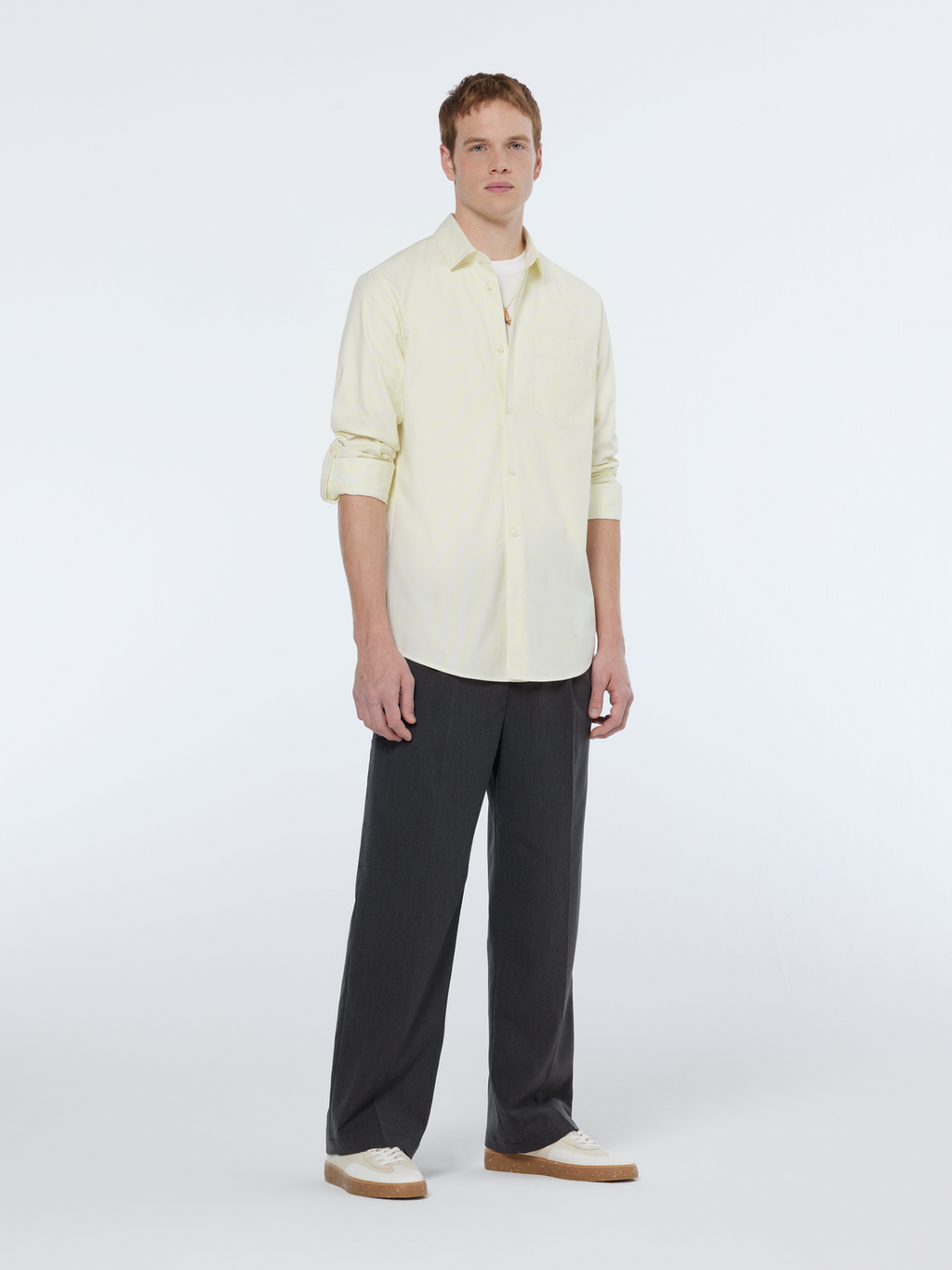 Regular Fit Stripe Oxford Shirt