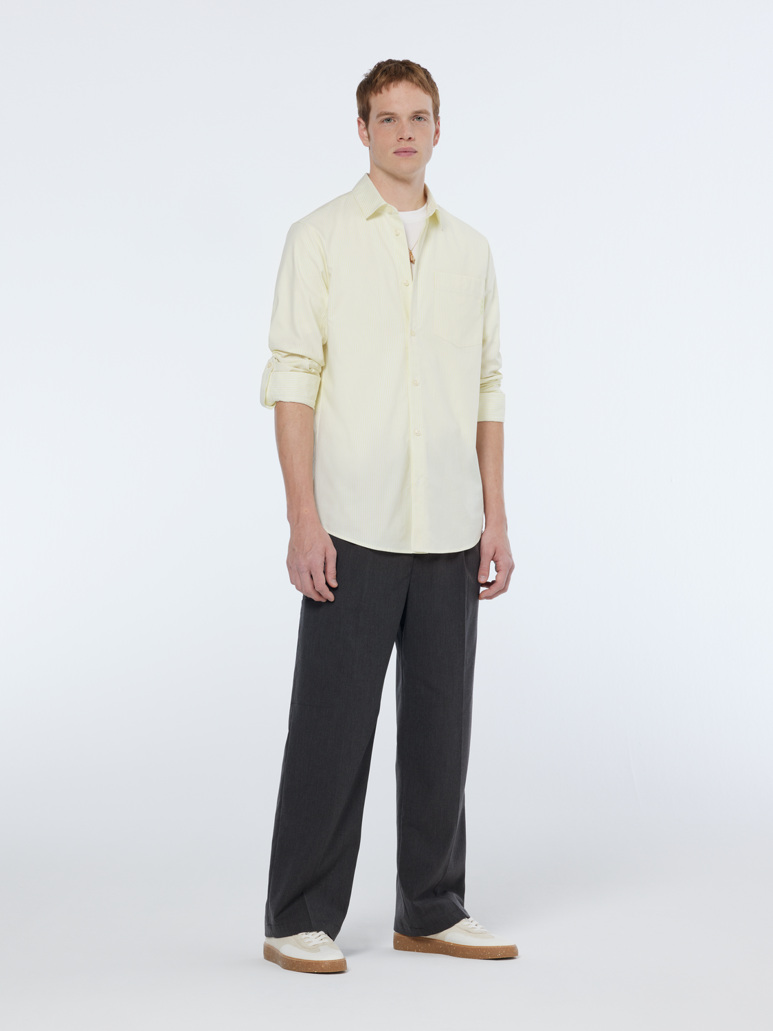 Regular Fit Stripe Oxford Shirt