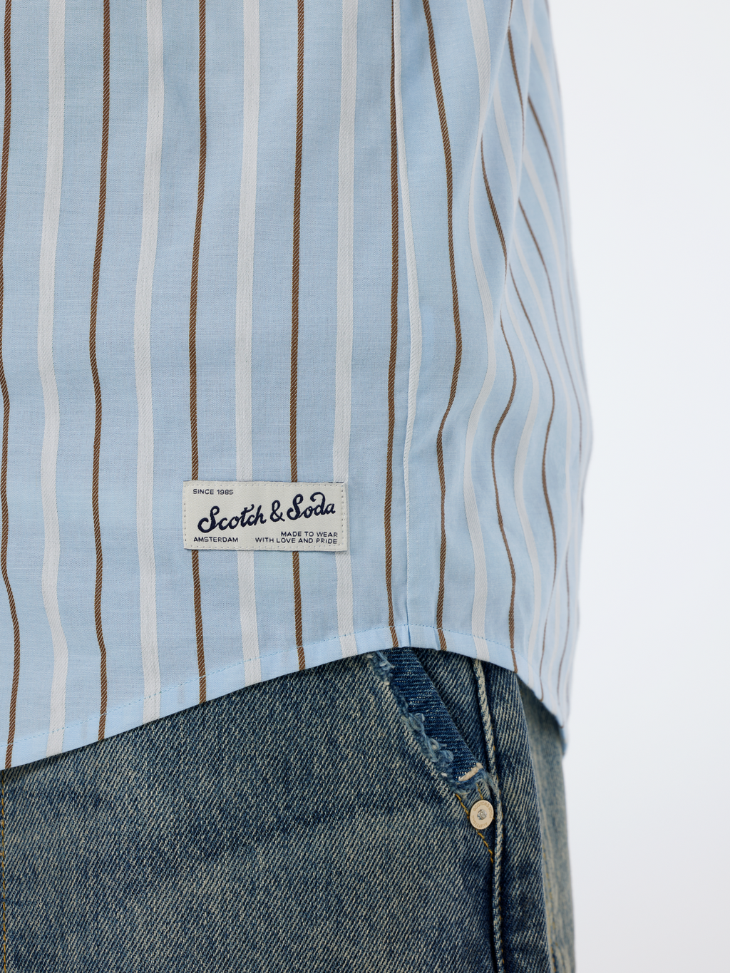 Regular Fit Dobby Stripe Shirt