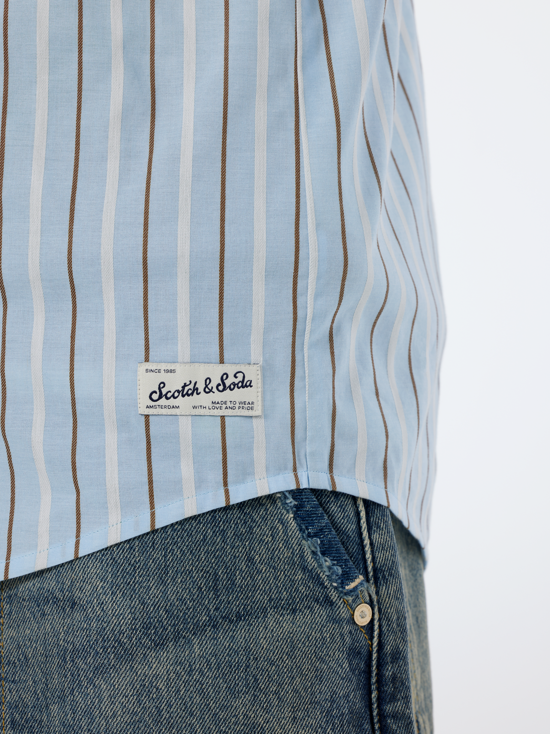 Regular Fit Dobby Stripe Shirt