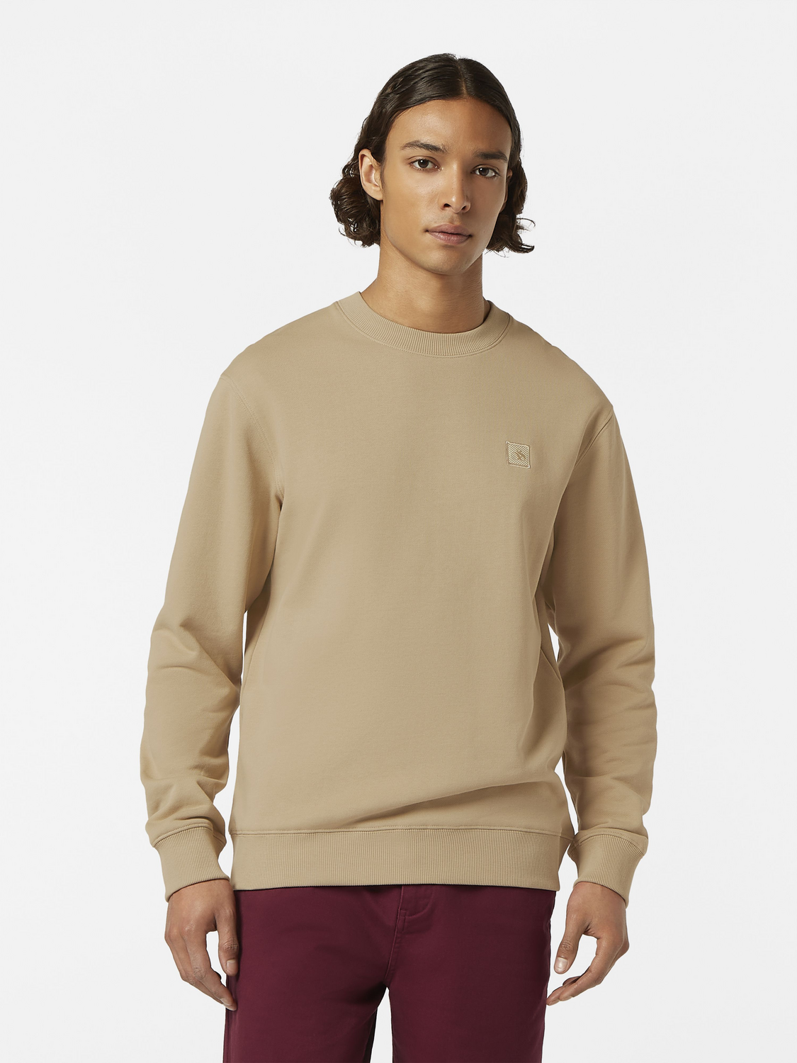 & Logo Badge Crewneck Sweatshirt
