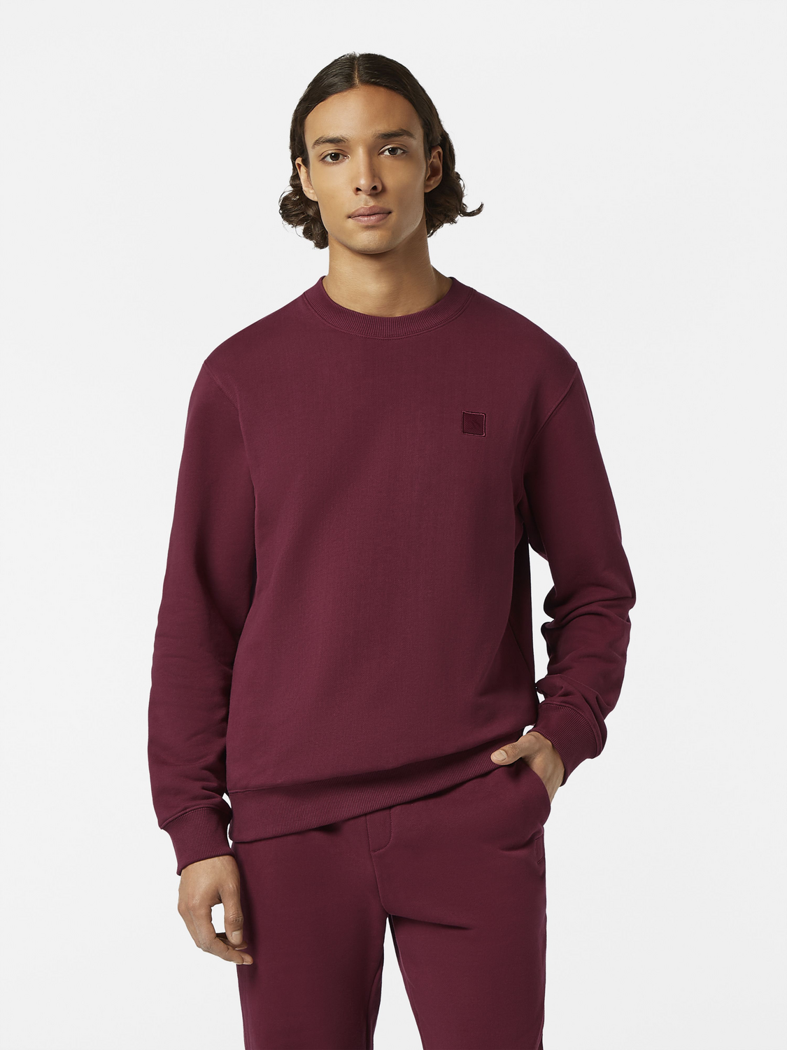 & Logo Badge Crewneck Sweatshirt