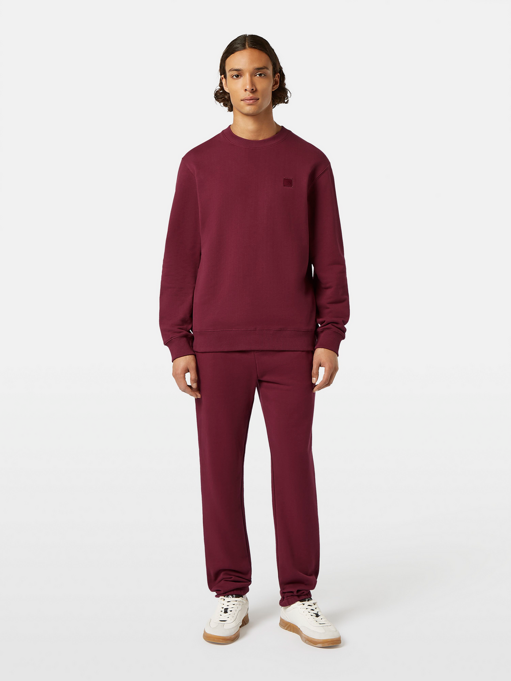 & Logo Badge Crewneck Sweatshirt