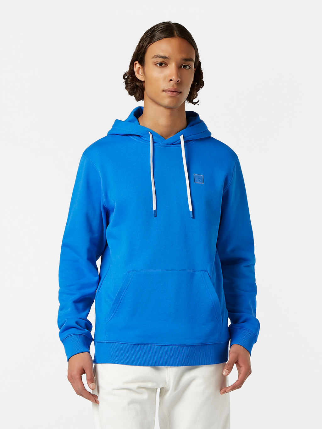 & Logo Badge Hoodie