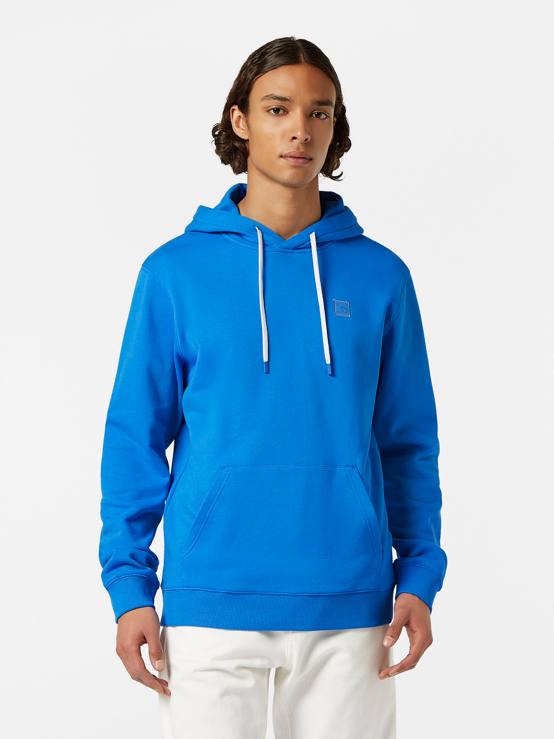 & Logo Badge Hoodie