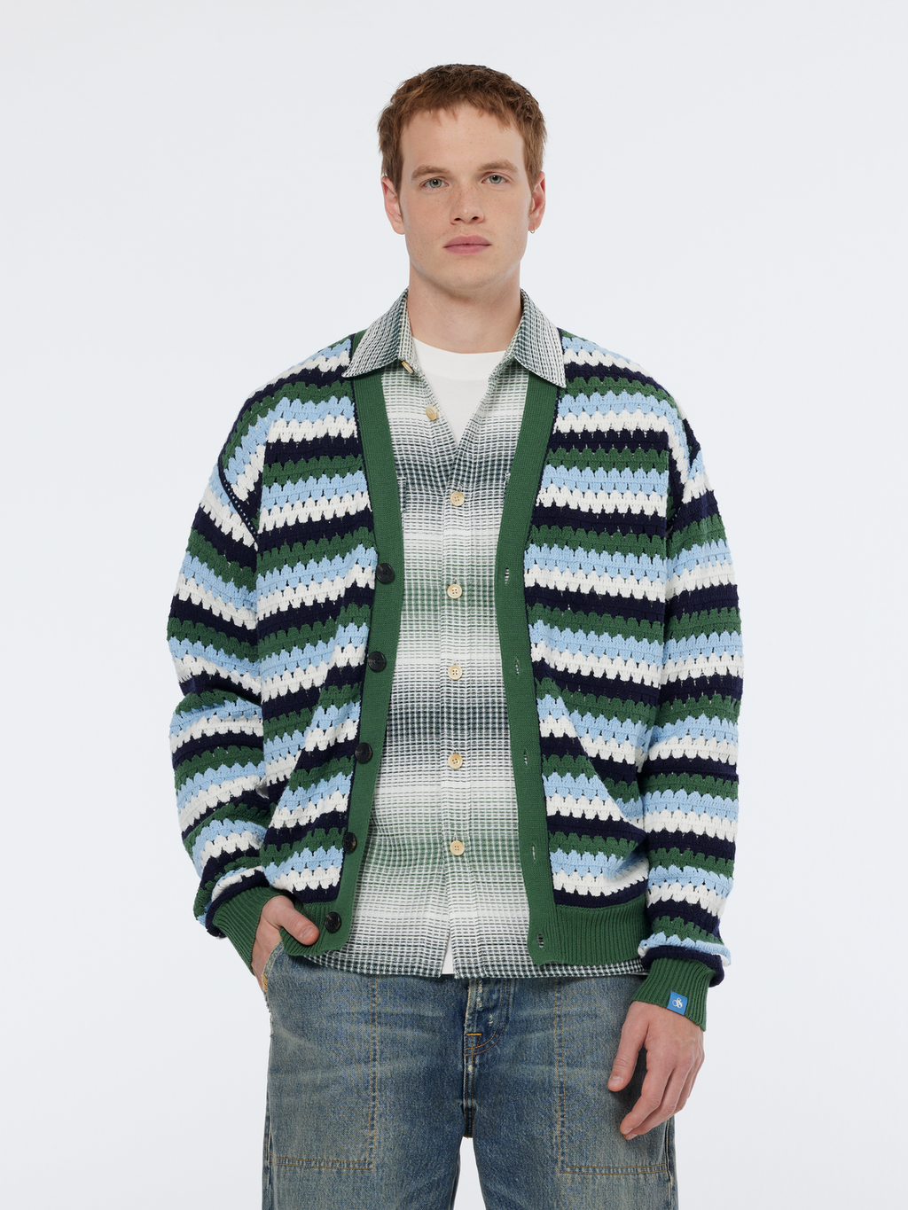 Crochet Drop Shoulder Cardigan – Scotch & Soda