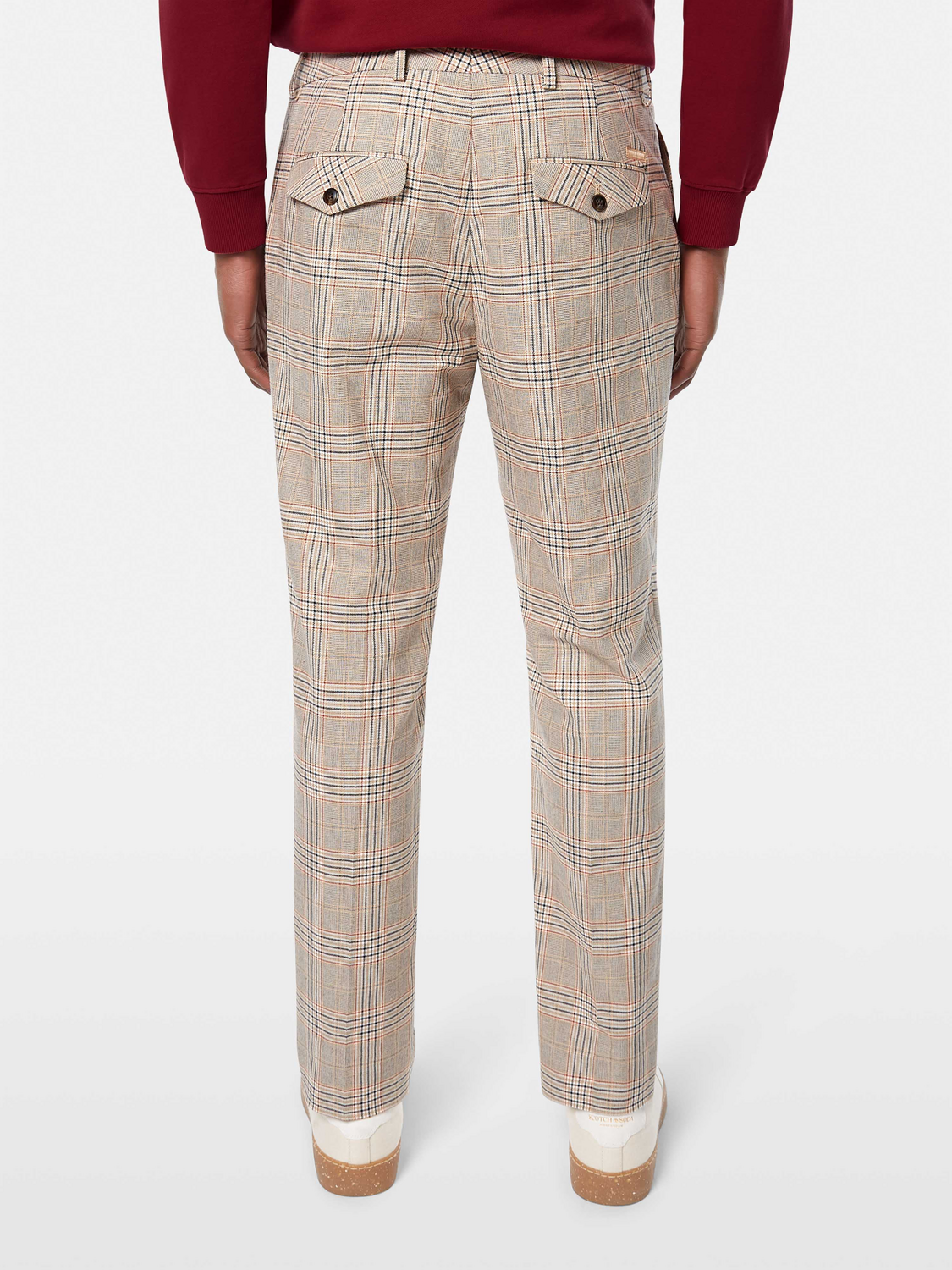 Blake Pleated Cotton-Linen Yarn-Dyed Chino