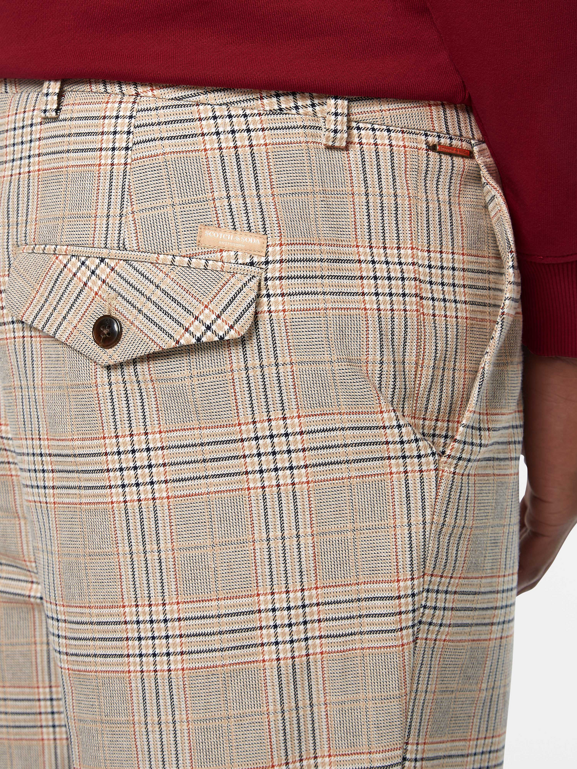 Blake Pleated Cotton-Linen Yarn-Dyed Chino