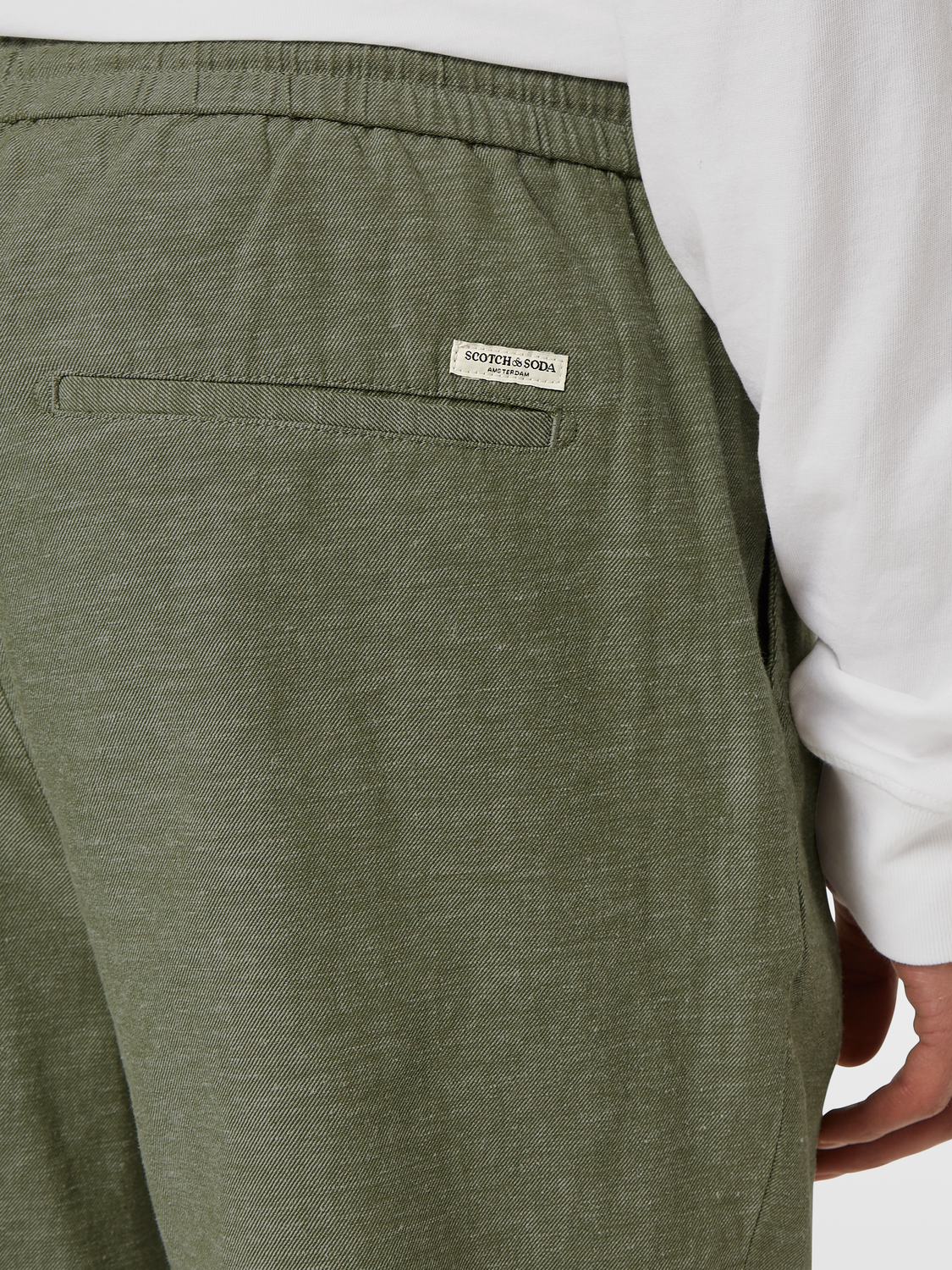 Fave Cotton-Linen Twill Bermuda