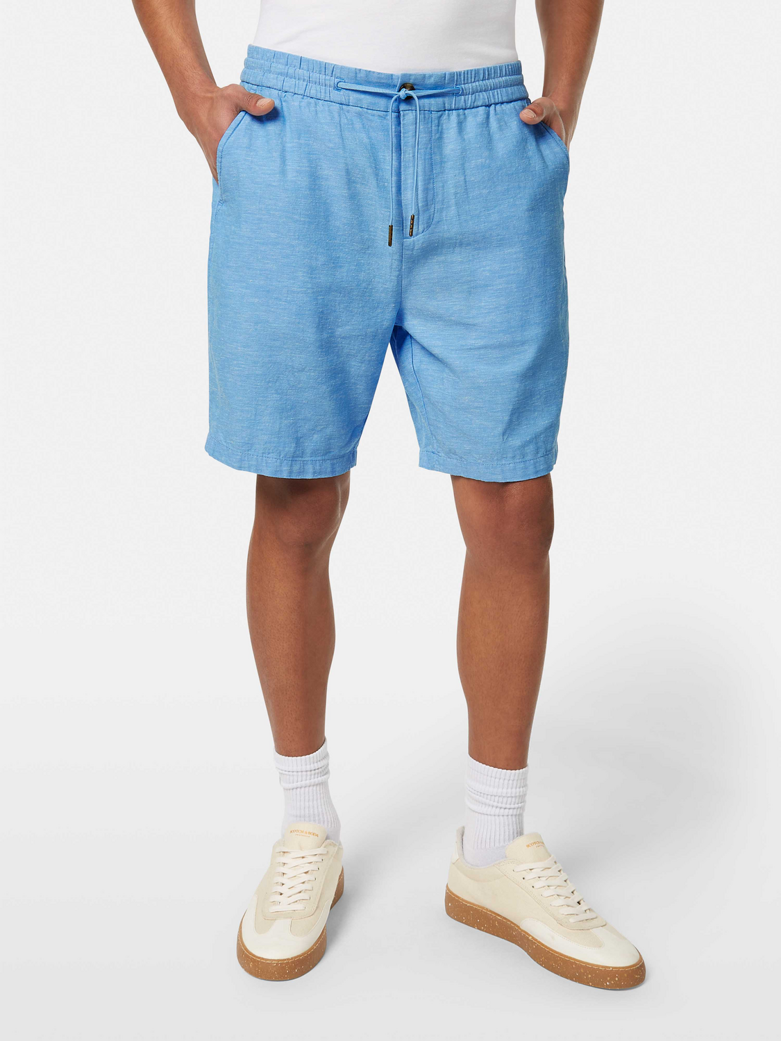 Fave Cotton-Linen Twill Bermuda