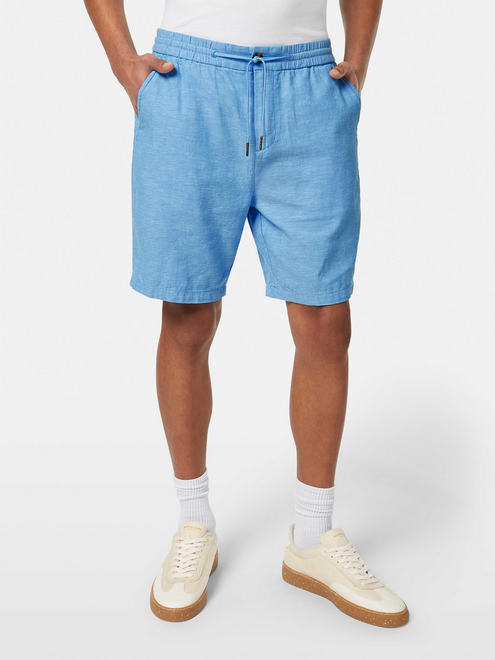 Fave Cotton-Linen Twill Bermuda
