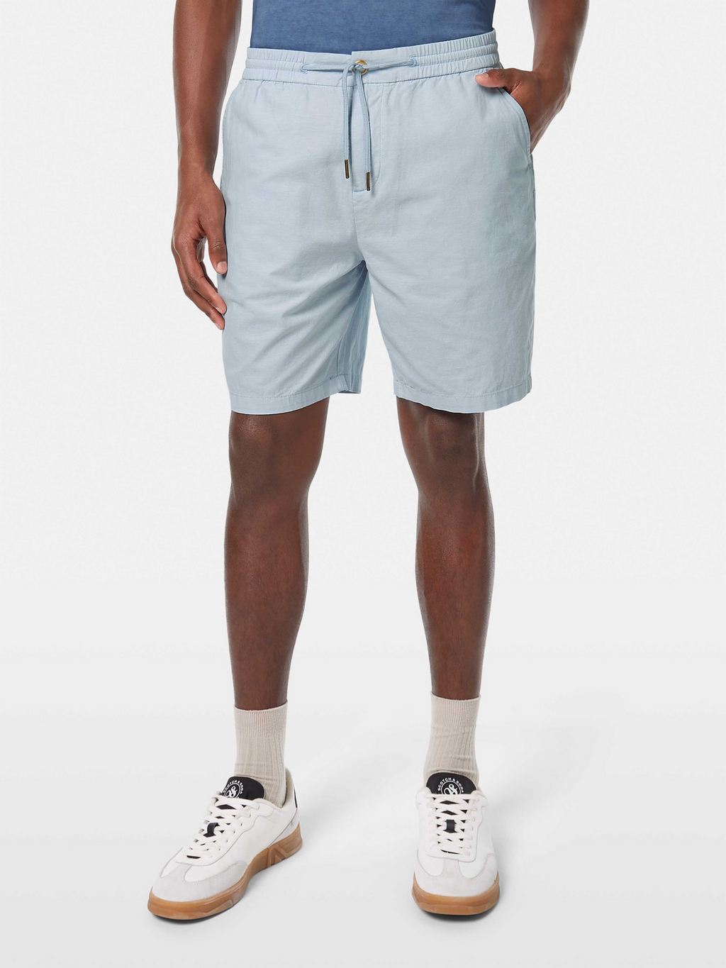 Fave Cotton-Linen Twill Bermuda