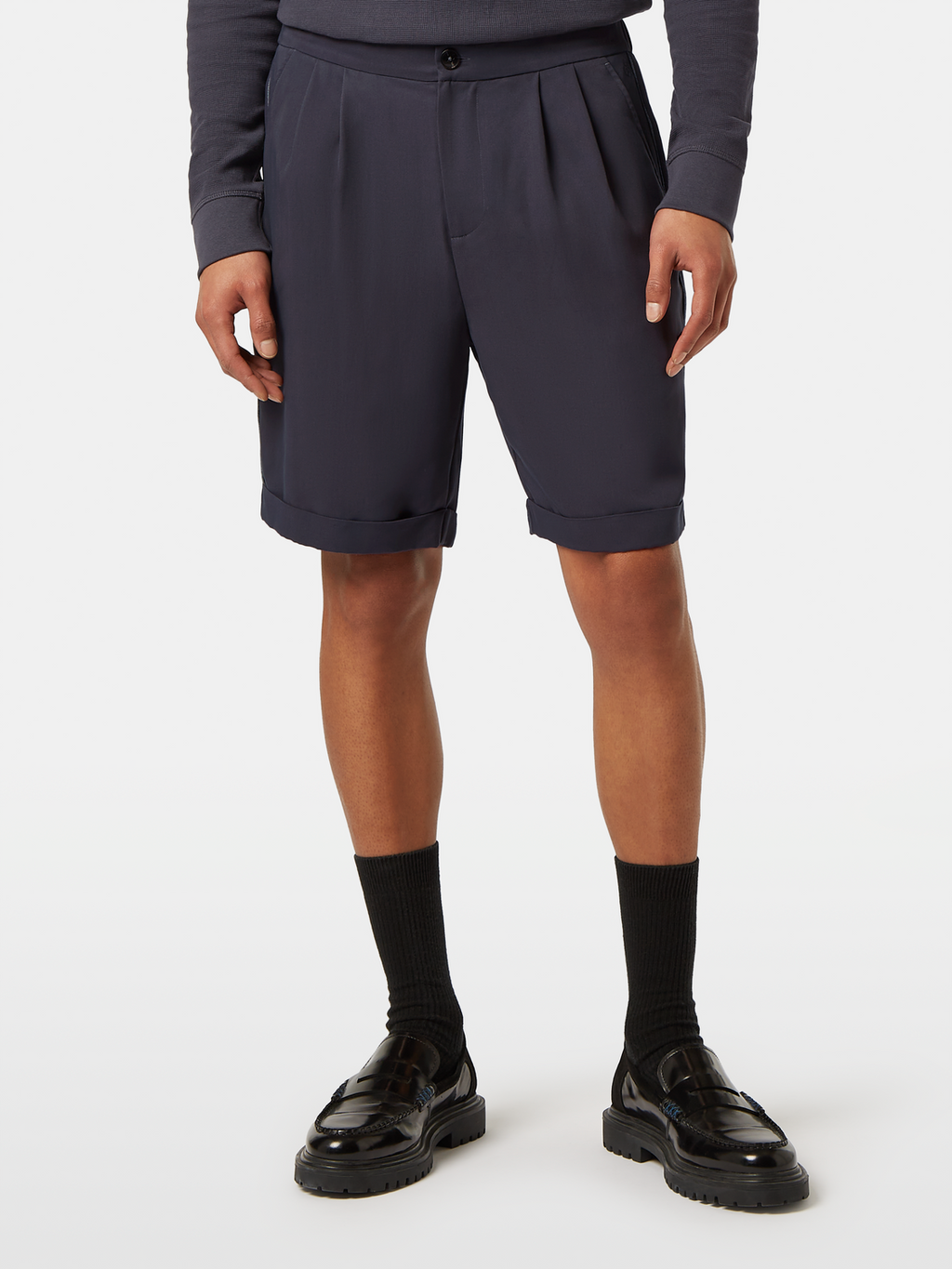 Twilt Pleated Sateen Bermuda Short