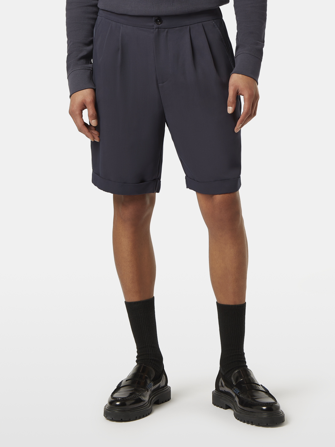 Twilt Pleated Sateen Bermuda Short