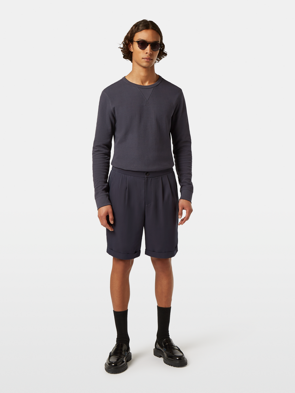 Twilt Pleated Sateen Bermuda Short