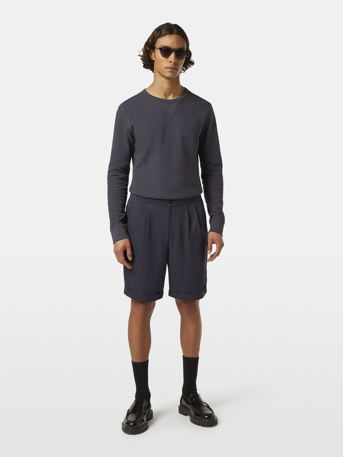 Twilt Pleated Sateen Bermuda Short