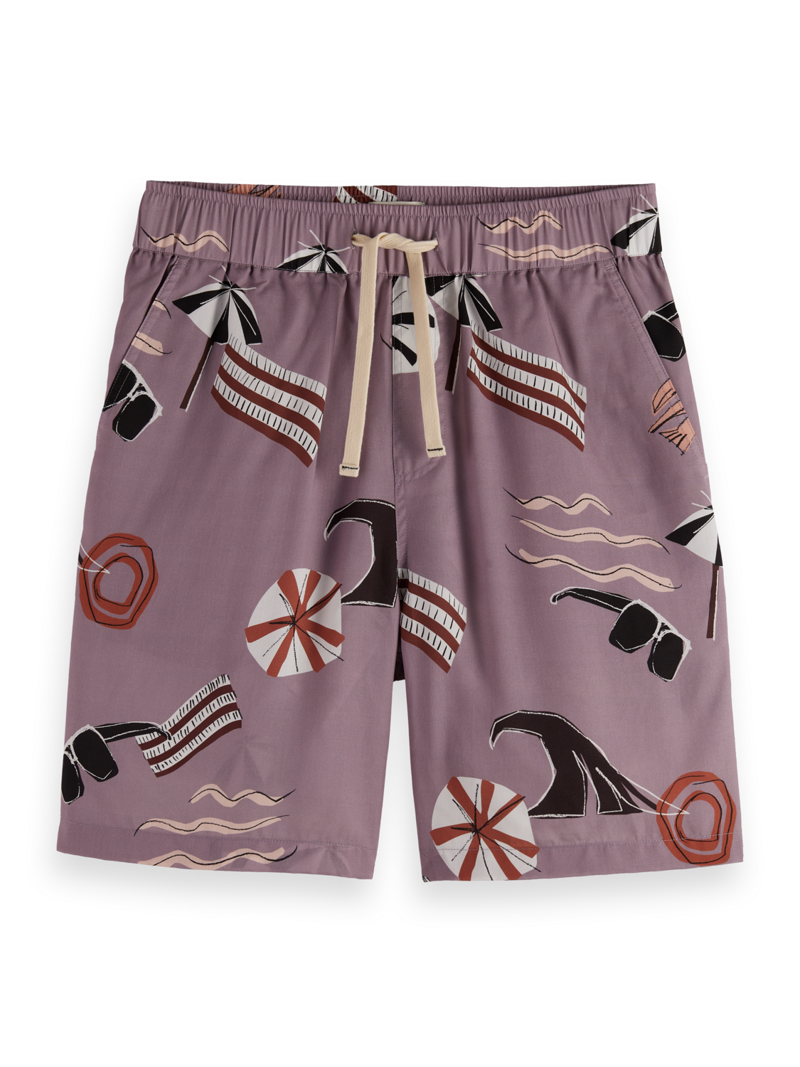 Fave Relaxed-Fit Printed Tencel Bermuda Short