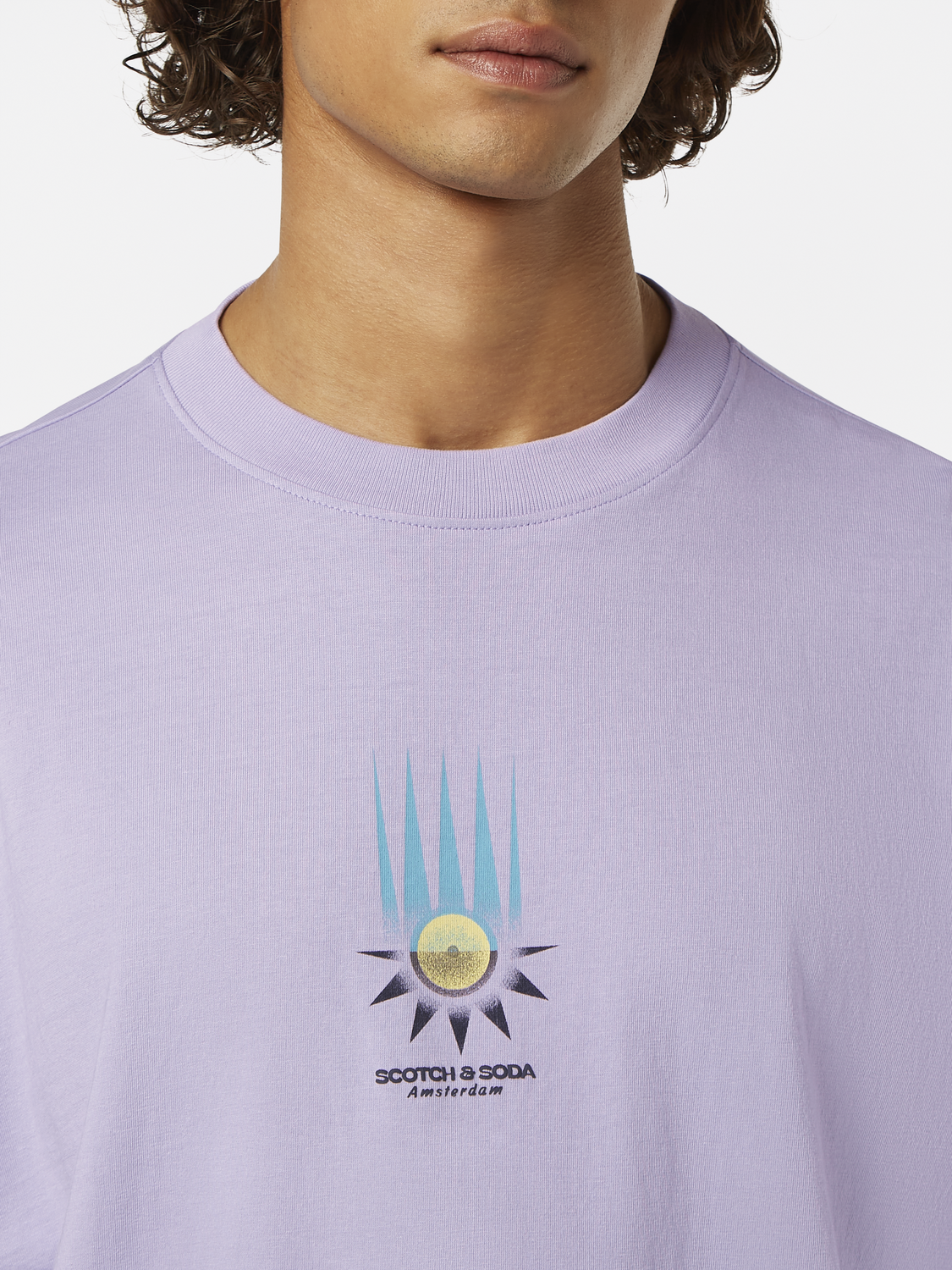 Loose Fit Front Printed Artwork T-Shirt