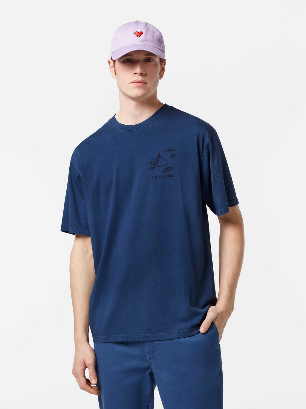 Regular-Fit Printed Artwork T-Shirt