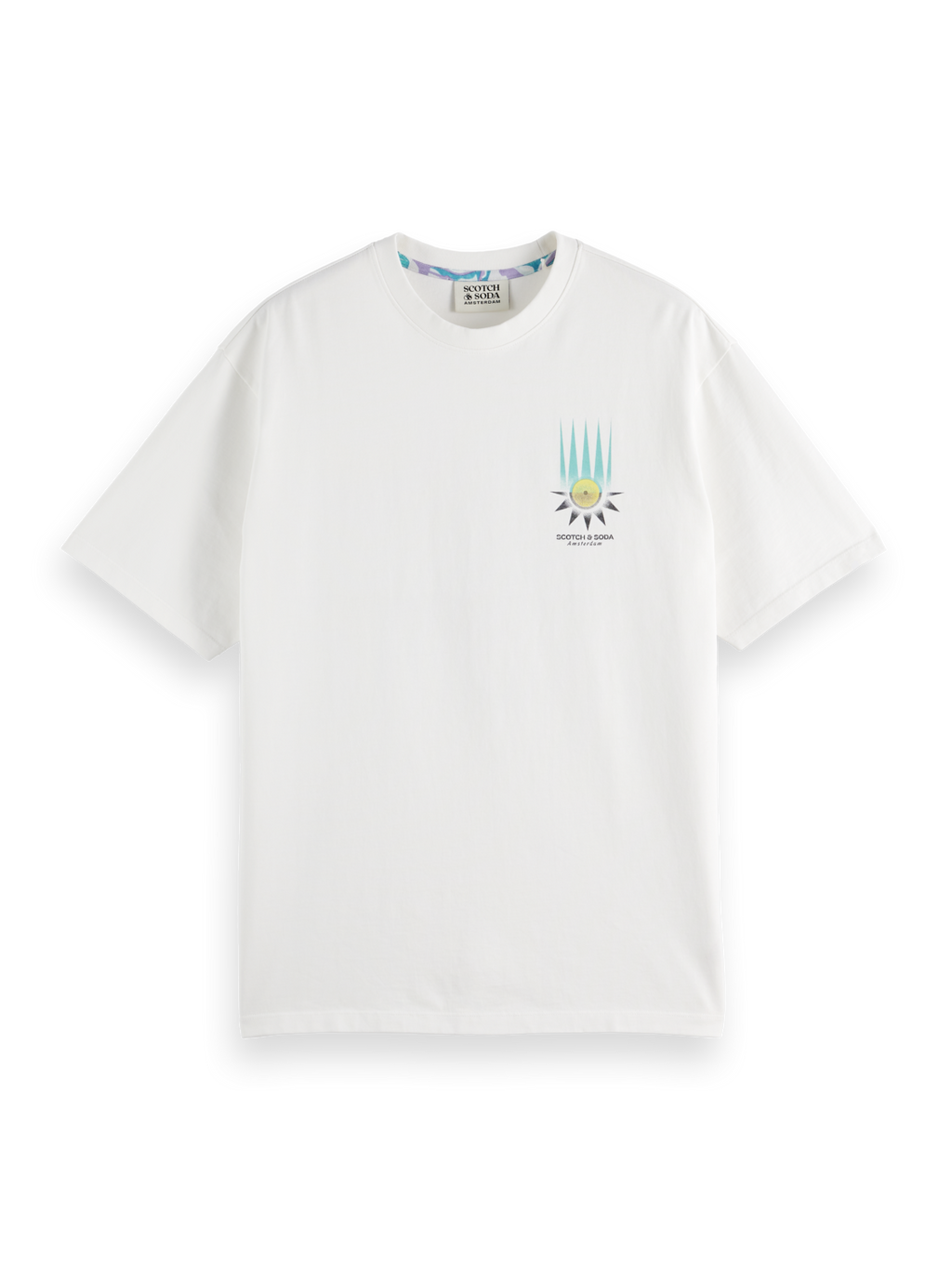 Relaxed-Fit Printed Artwork T-Shirt