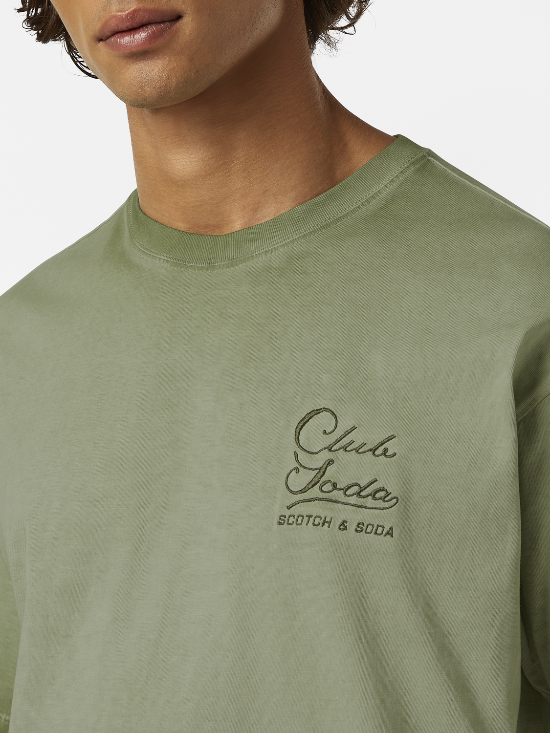 Relaxed-Fit Inside Out Cold Dye T-Shirt