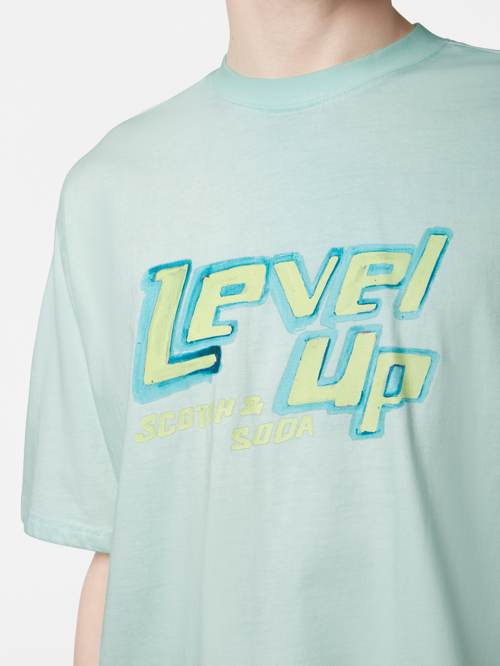 Loose-Fit Garment-Dyed Graphic T-Shirt