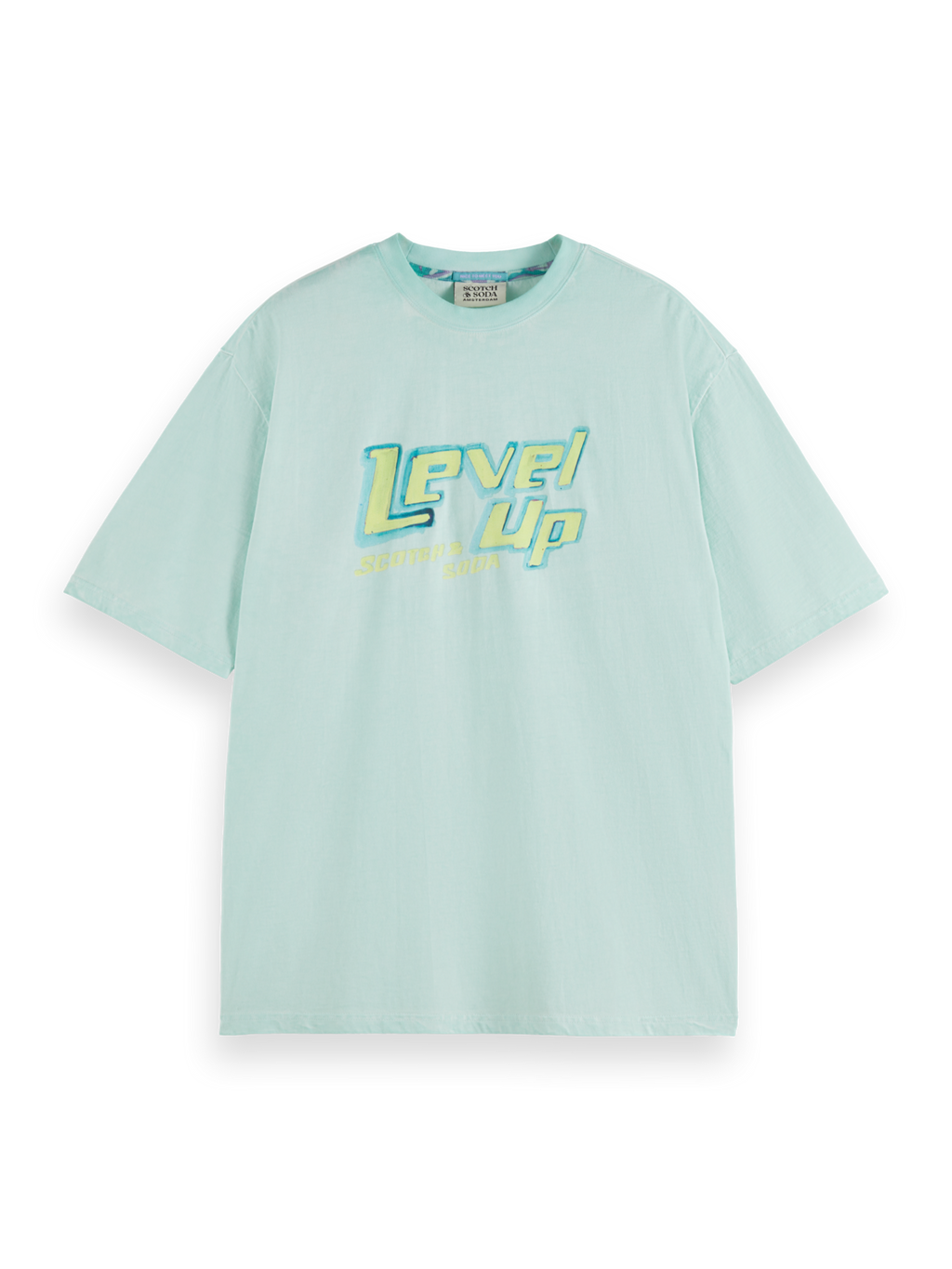 Loose-Fit Garment-Dyed Graphic T-Shirt