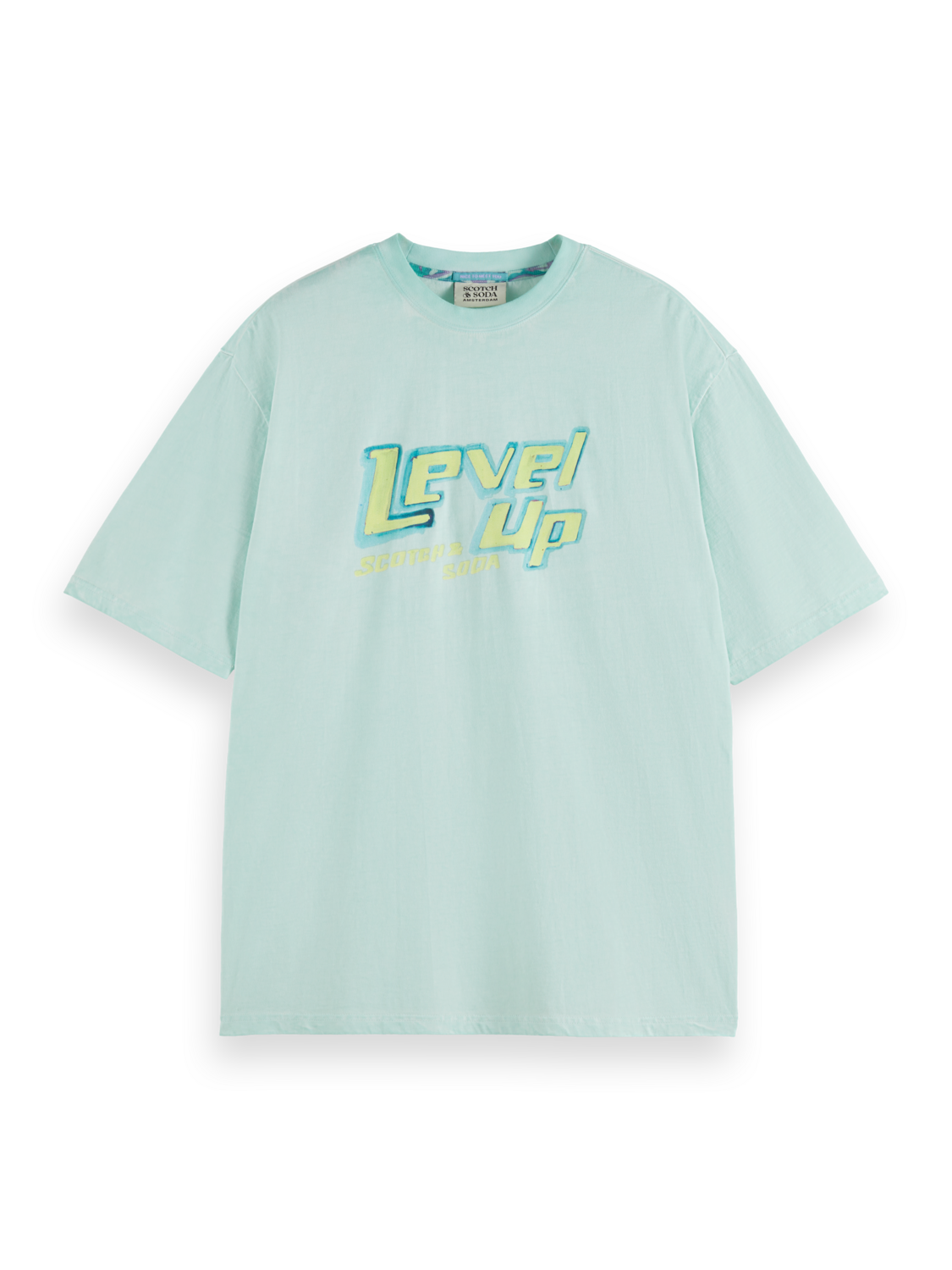 Loose-Fit Garment-Dyed Graphic T-Shirt