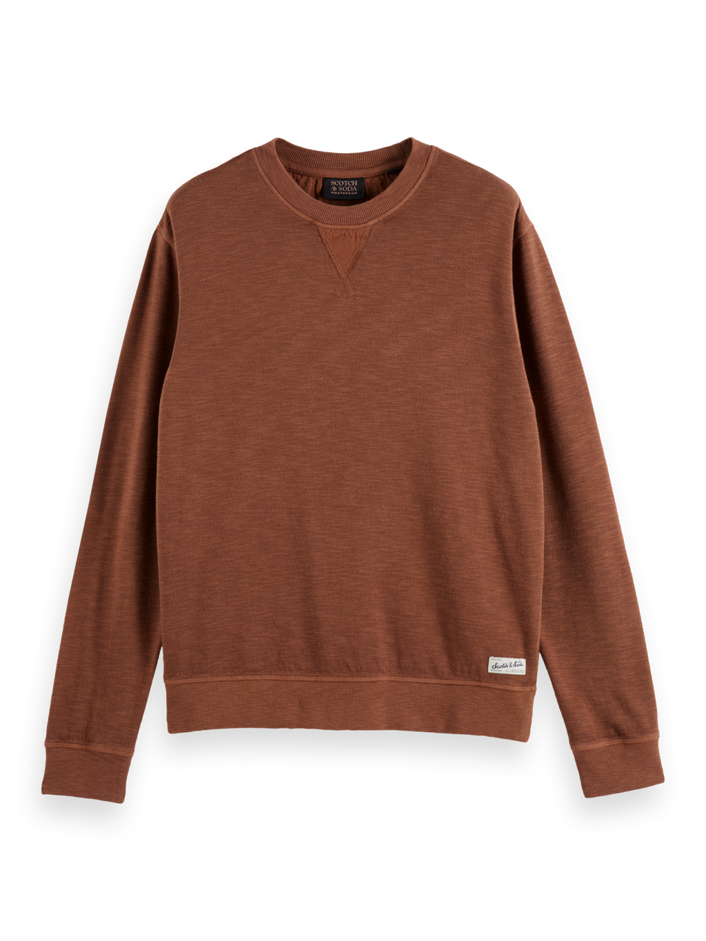 Regular-Fit Garment-Dyed Slub Sweatshirt