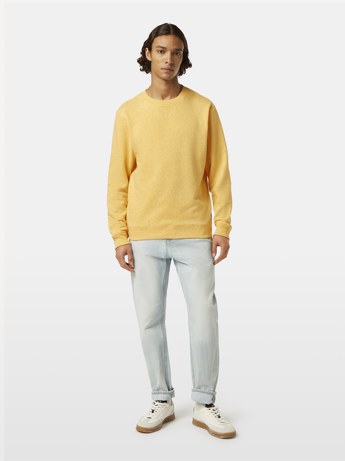 Regular-Fit Melange Sweatshirt