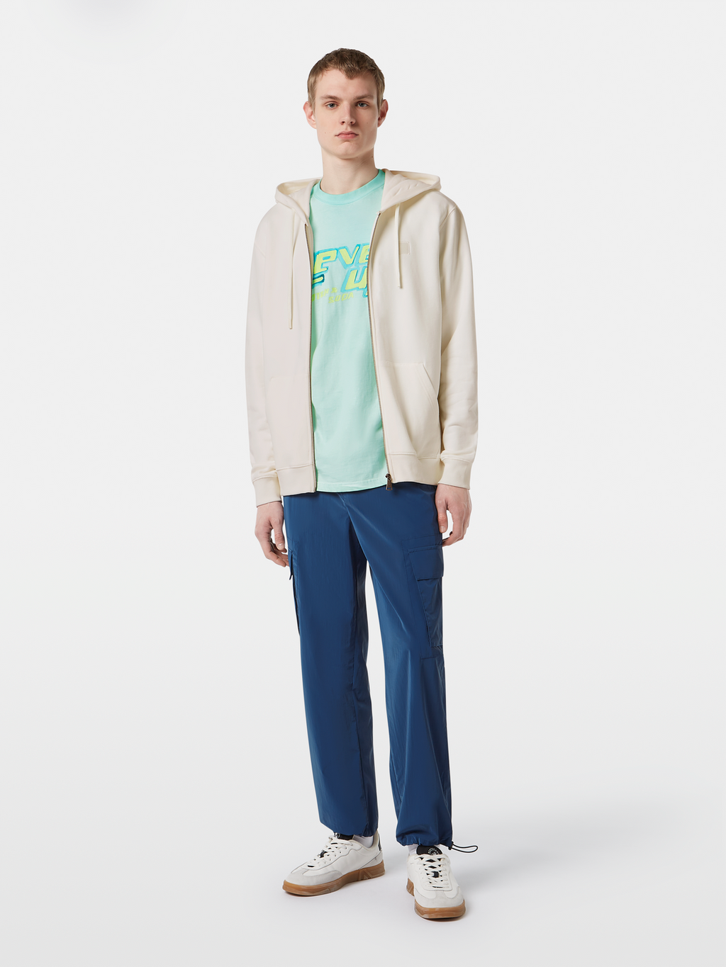 Regular-Fit Full Zip Logo Hoodie