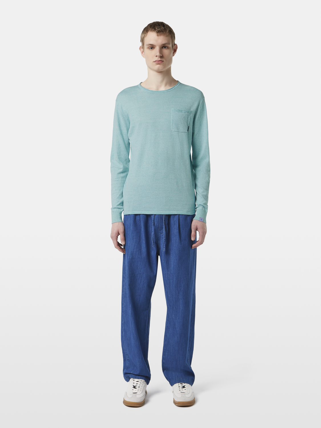 Linen-Blend Jumper