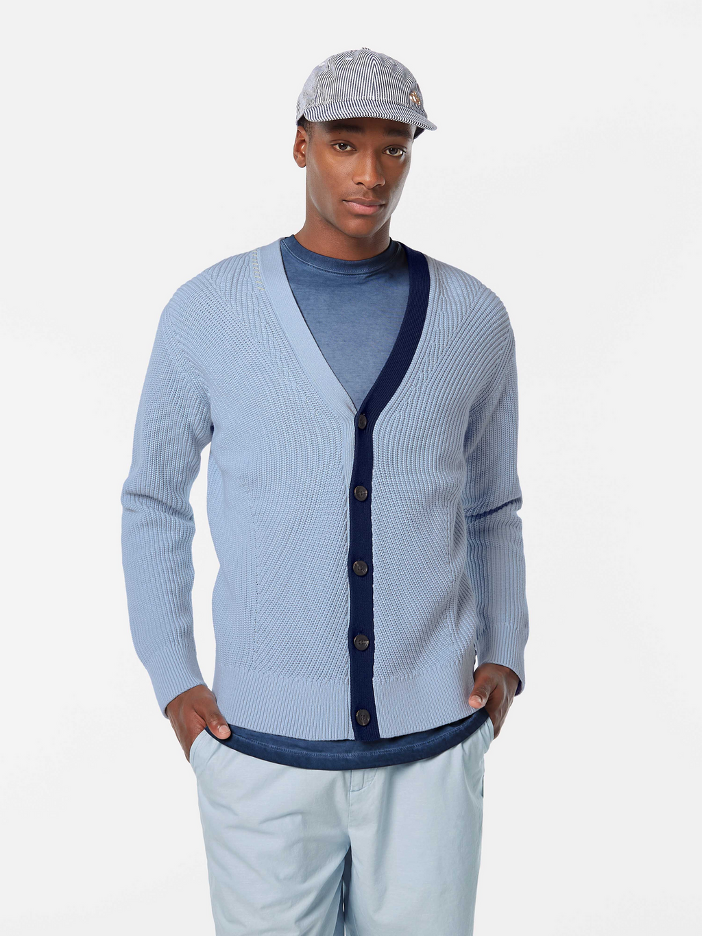 Structured Drop Shoulder Cardigan