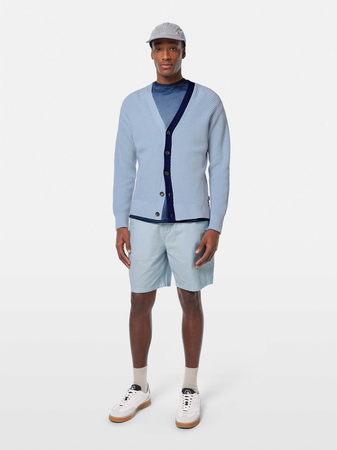 Structured Drop Shoulder Cardigan