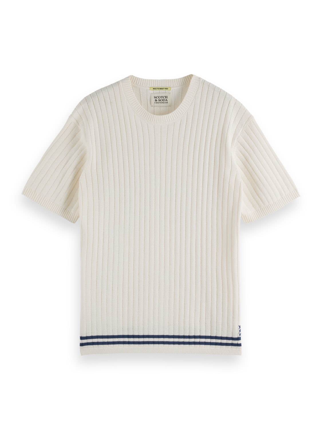 Structured Knit T-Shirt