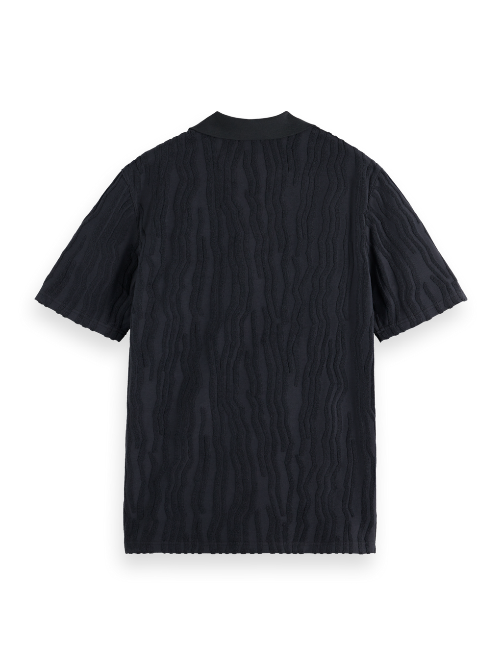 Relaxed-Fit Jacquard Cotton Terrycloth Polo