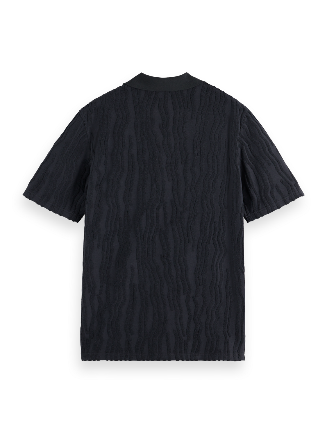 Relaxed-Fit Jacquard Cotton Terrycloth Polo