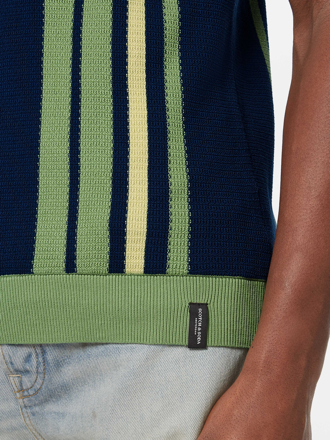 Regular-Fit Structured Knit Polo