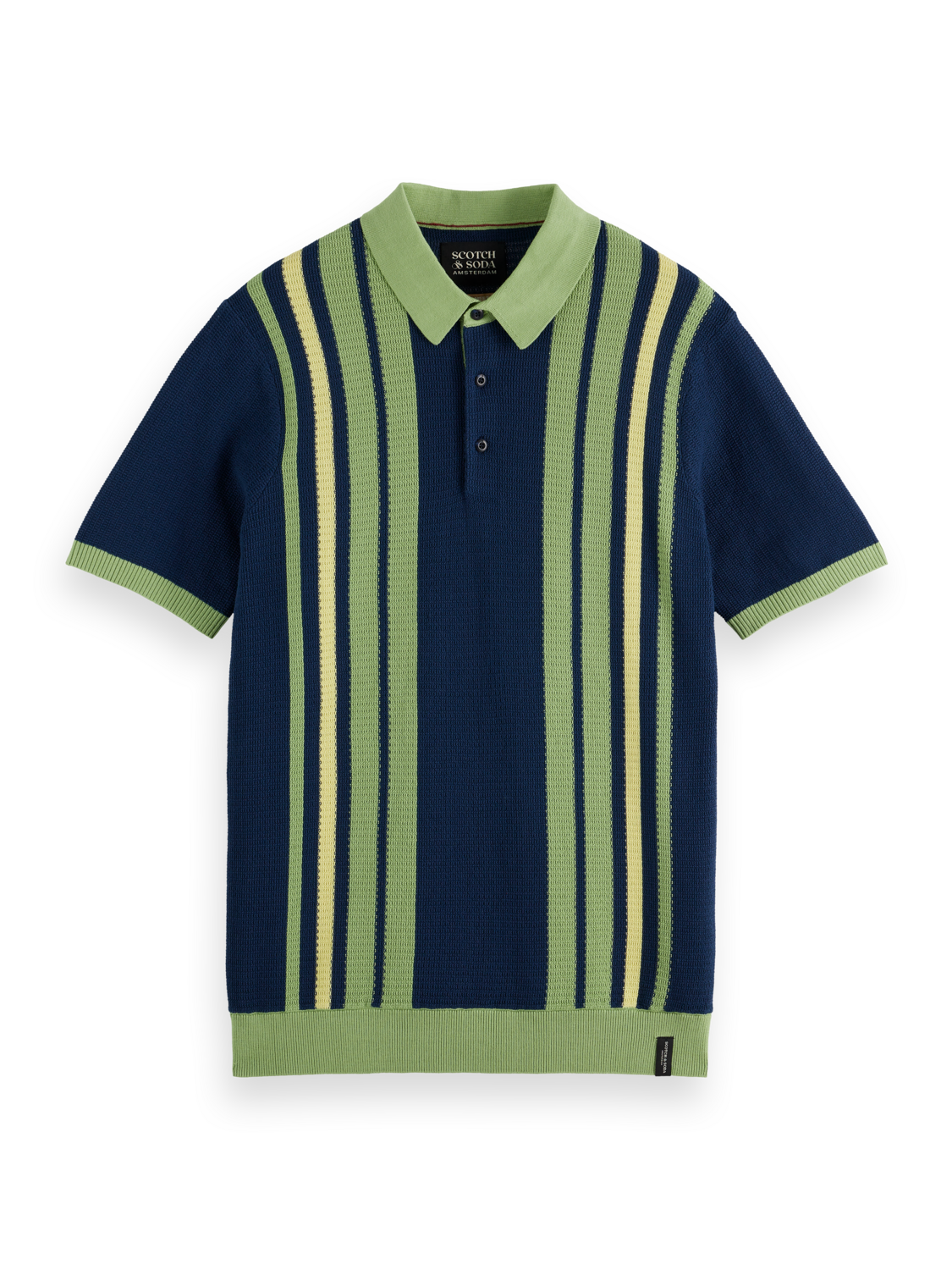 Regular-Fit Structured Knit Polo