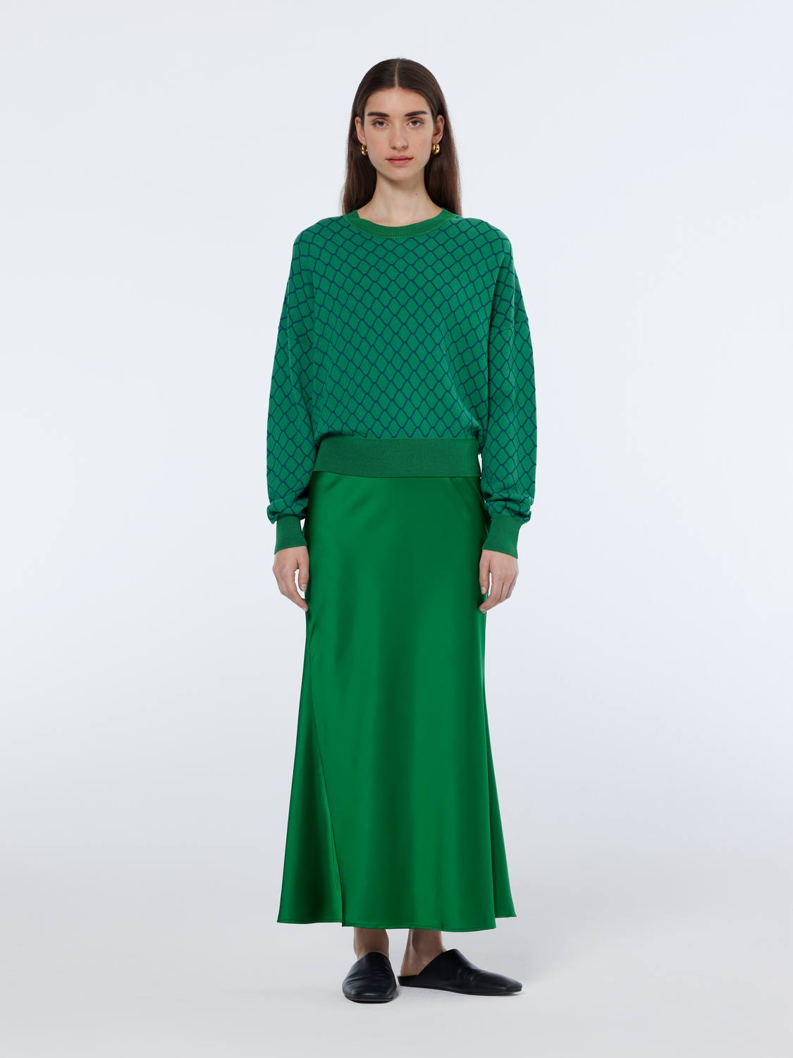 Jacquard Relaxed Pullover