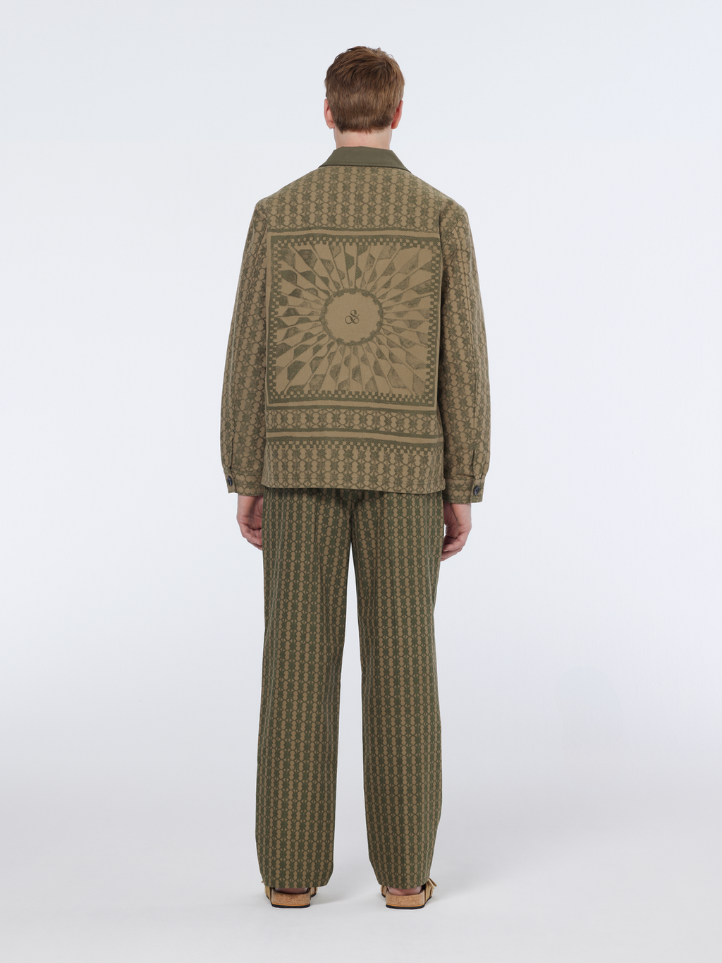 Jacquard Cotton-Blend Jacket